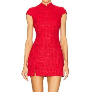 Sau Lee Natasha Dress, Size 10, Red